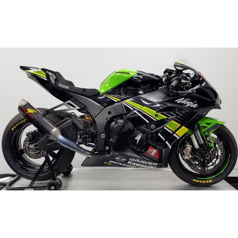 Graves Motorsports WORKS2 Carbon Full Exhaust - Kawasaki ZX-10R